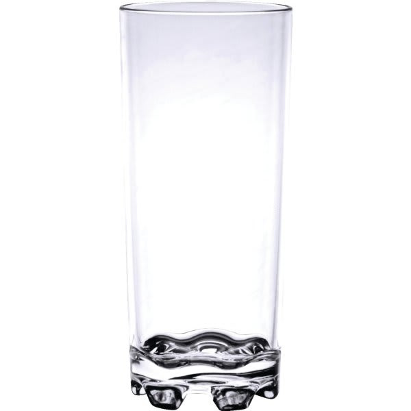 Thunder Group 14 Ounce Heavy Base Stackable Polycarbonate Clear Classic Tumbler