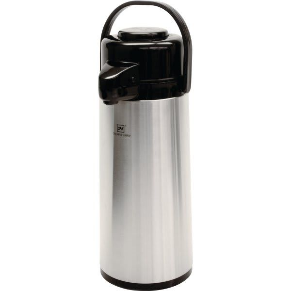 Thunder Group 2.5 Liter Stainless Steel Airpot With Push Button