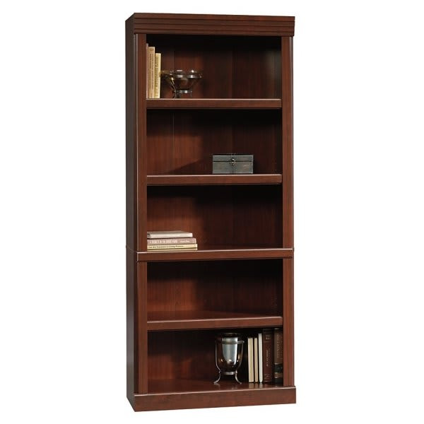 Sauder Classic Cherry Heritage Hill Open Bookcase