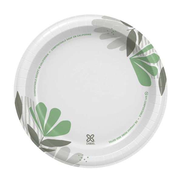 Dixie Pathways Medium Weight Paper Plate, 1000-Case