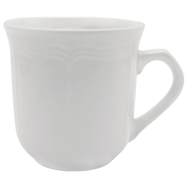 Simply White Stoneware 12 Oz Mug Case Of 24