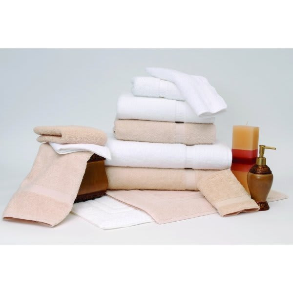 Rapture Bath Towel Dobby  27x54 17 Lbs/Dozen Beige Case Of 36