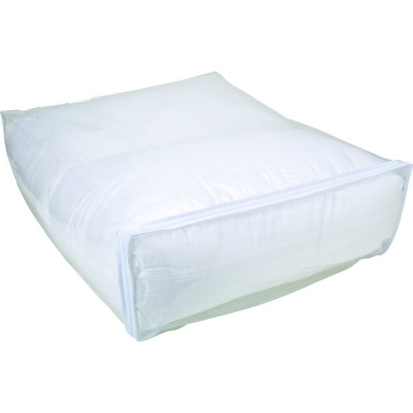 Vinyl Zipper Pillow Storage Bag, 27 X 22 X 12", Case Of 12