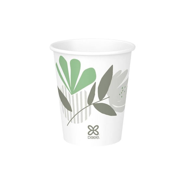 Dixie Unwrapped Paper Hot Cups, 10 Oz. (1000/Case)