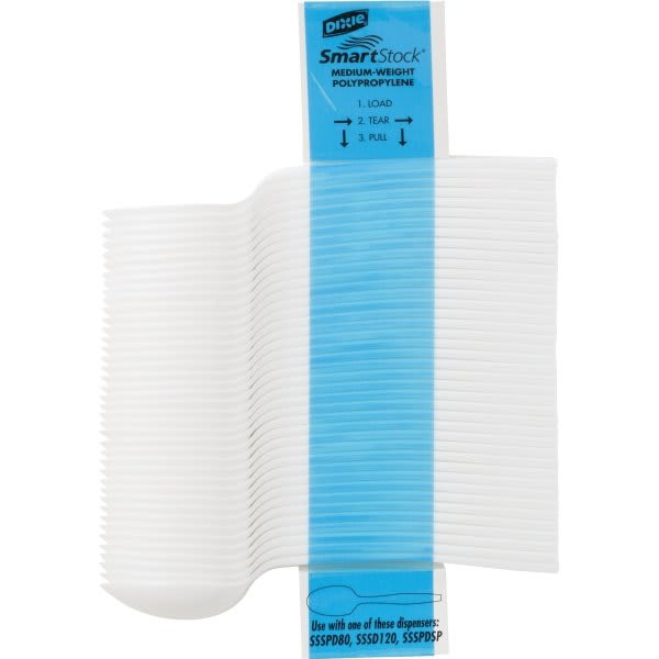 Dixie Smartstock Medium-Weight Polypropylene Spoon Refill (960/Case)