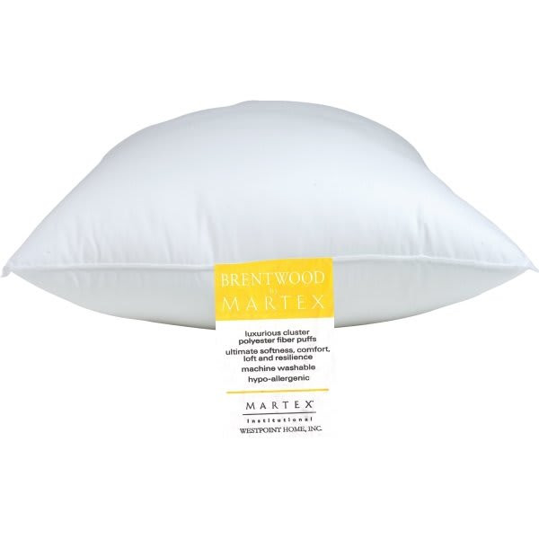 Brentwood Pillow Queen 20x30" 27 Ounce Case Of 8