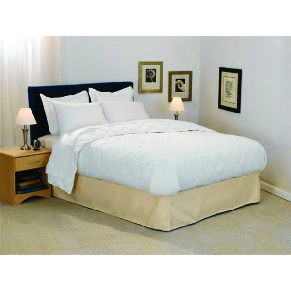Trillium Blanket, Queen 90x96", 32 Oz, White, Case Of 8