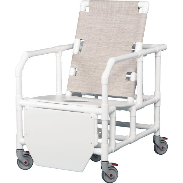 Ipu Reclining Shower Chair 500 Lbs Capacity In Linen