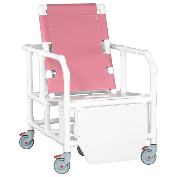 Ipu Reclining Shower Chair 500 Lbs Capacity In Wineberry