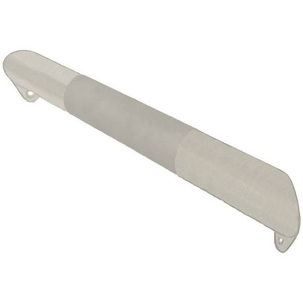 Preferred Bath Decorative Round Foot Rest 11.40 X 1.25" Satin Stainless Peened