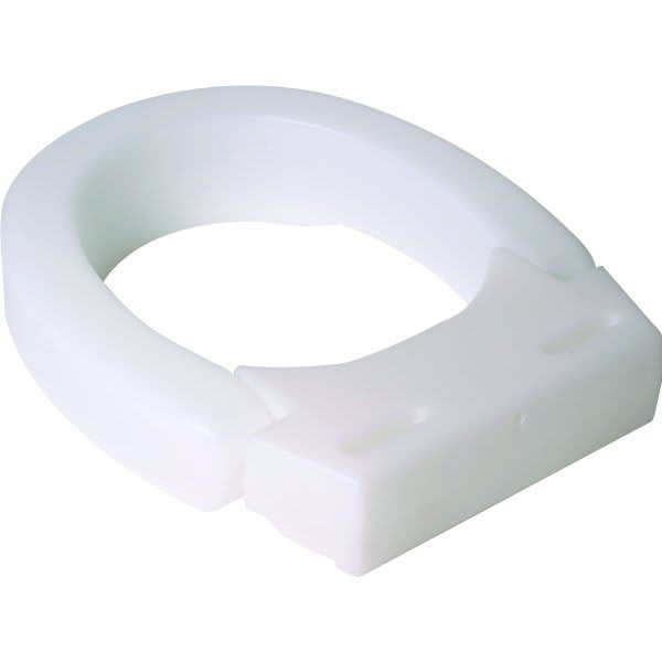 Maddak Standard Hinged Elevated Toilet Seat, Hardware Included
