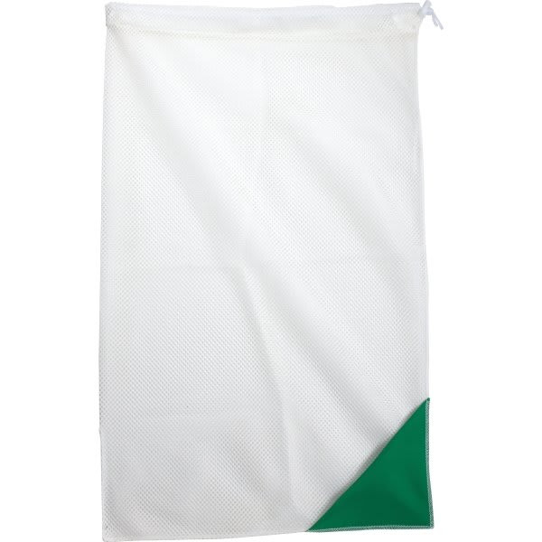 Laundry Bag Washable Mesh 24w X 36"L Green Tag