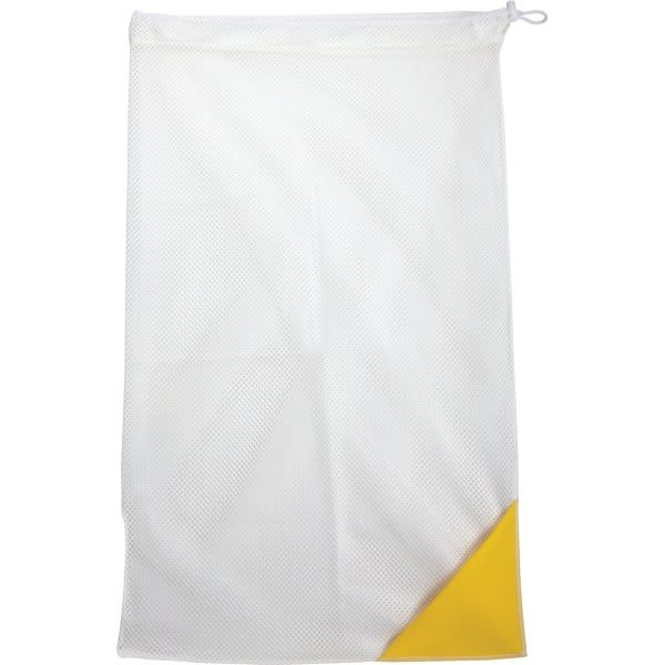 Laundry Bag Washable Mesh 30w X 40"L Yellow Tag