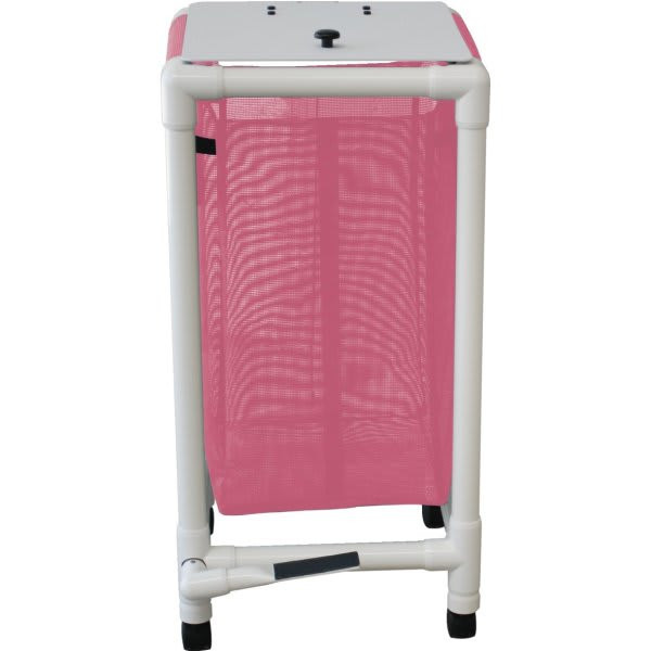 Mjm Echo Single Hamper With Mesh Bag And Foot Pedal - Mauve