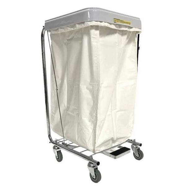 R&B Wire Products Reusable Antimicrobial Hamper Bag White