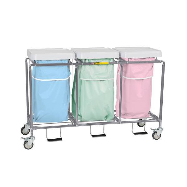 R&B Wire Products Triple Leakproof Hamper Blue Green Pink Leakproof Bags