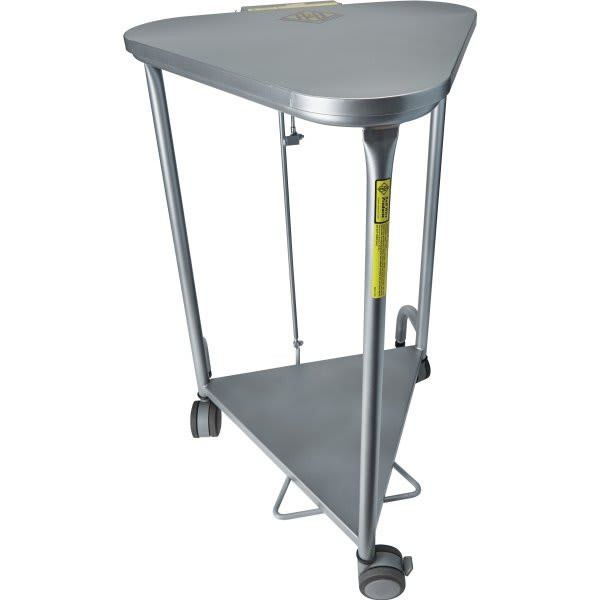 R&b Wire Steel Triangular Hamper With Quiet Closure Lid System
