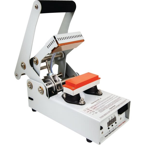 Ezproducts Popuppress Automatic Heat Seal Press With Mini 1.5' X 3'.75" Platen