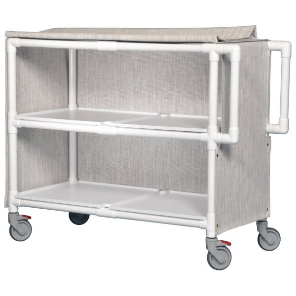 Ipu 2 Shelf Jumbo Linen Car In Linen