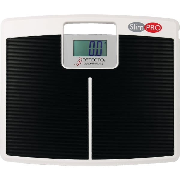 Detecto High Capacity Floor Scale, 440 Lb Capacity, Easy Read 1.5" Ldc Digits