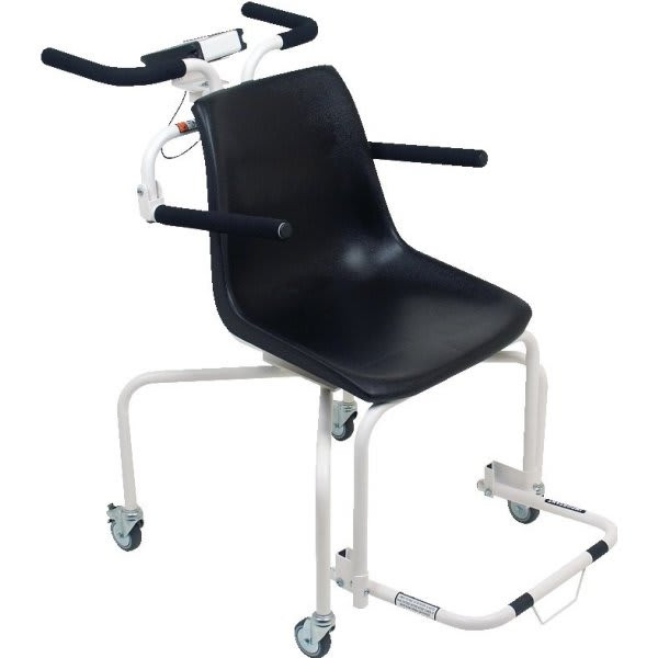 Detecto Zero-Turn Rolling Chair Scale, 440 Lb Capacity With Bmi Calculator