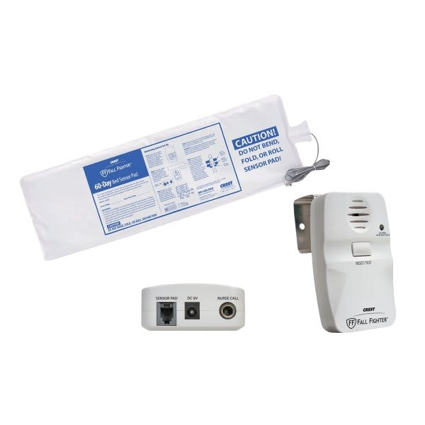 Crest Healthcare Fall Fighter Kit, Bed Monitor And 60-Day Bed Sensor Pad
