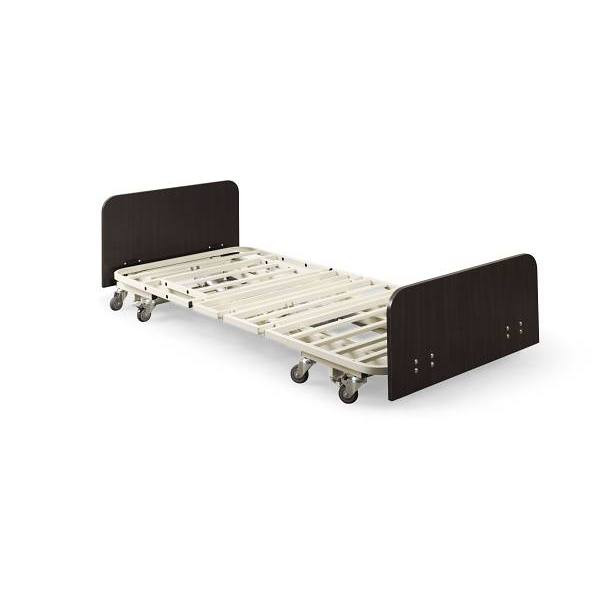 Medacure Versatile Low Bed 36"W X 80-88"L Cap-Assist Rails/Mahogany Bed Ends