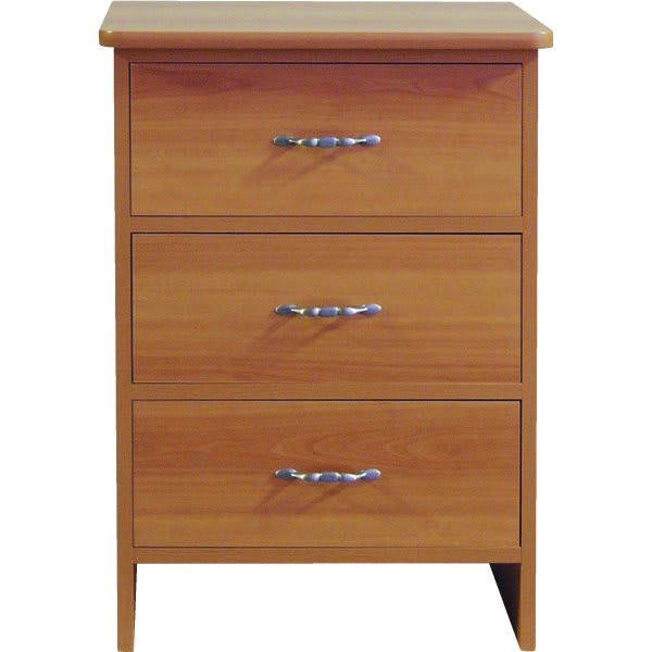 Basic American Avondale Three-Drawer Chest Windsor Mahogany