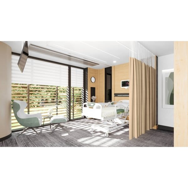 Threadwell Valhalla Pattern Privacy Curtain Cork 72w X 84h