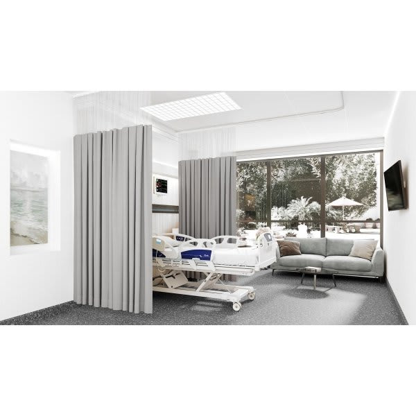 Threadwell Vegas Pattern Privacy Curtain Gull 144w X 84h