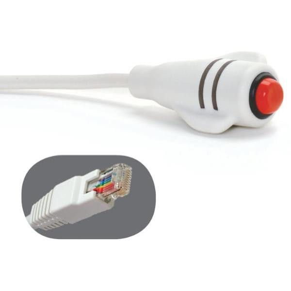 Crest Healthcare 7 Ft West-Call 10-Pin Plug Duracall Nurse Call