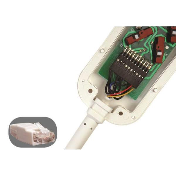 Crest Healthcare 8-Pin Cable Assembly For Bcab600, Rj45 (White)