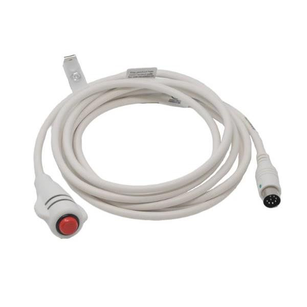 Crest Healthcare Nurse Call Duracall 10' Cord, Rauland 8-Pin Din, White