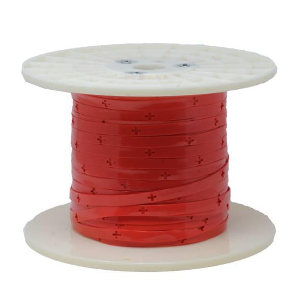 Crest Healthcare Cleangrip Plastic Anti-Ligature Tether, 500 Ft., Red