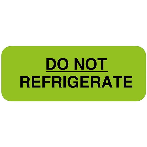 Rrd Do Not Refrigerate- Fl Grn