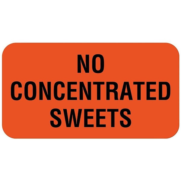 Rrd Nutrition Communication Label 1-5/8" X 7/8"