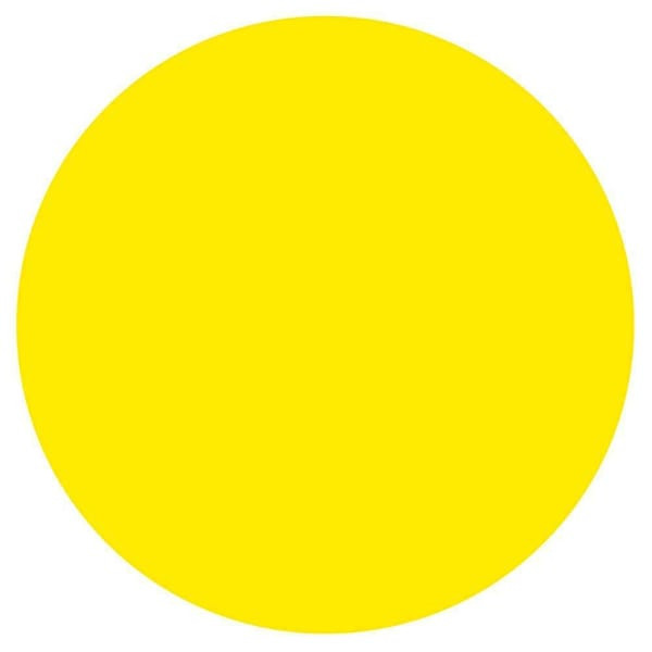 Rrd Paper Circles 3/4"Fl Yellow