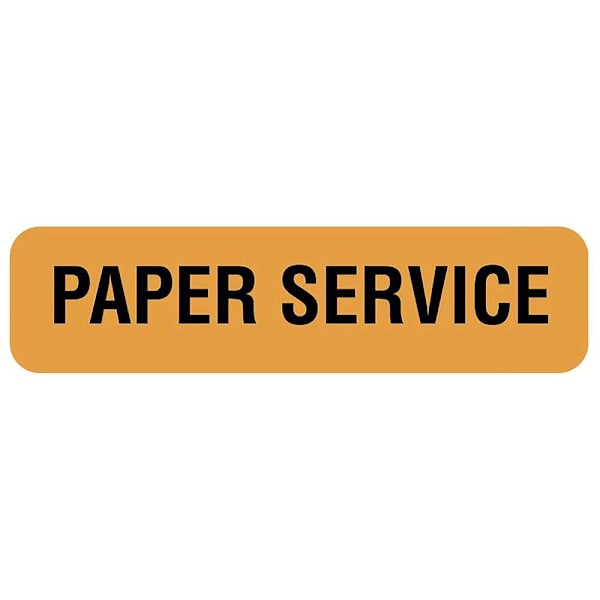 Rrd Paper Service Nutrition Communication Labels 1-1/4"X5/16"