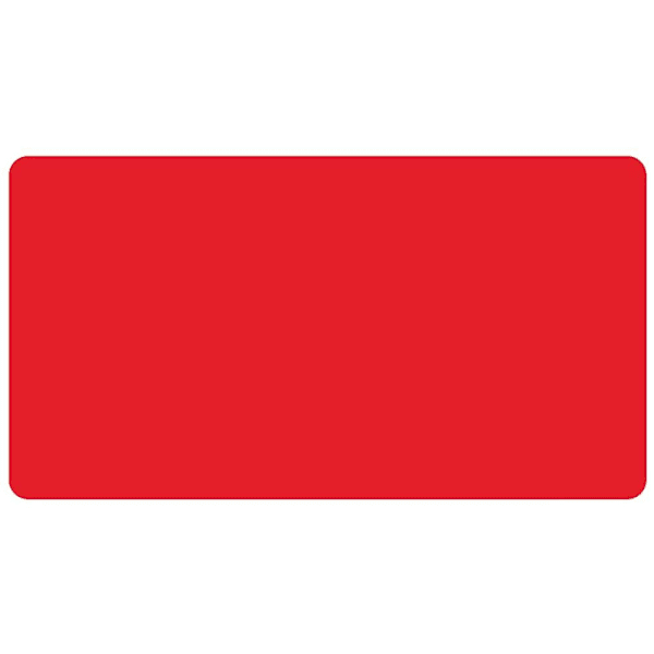 Rrd Rectangle Paper 15/8"X7/8"Red