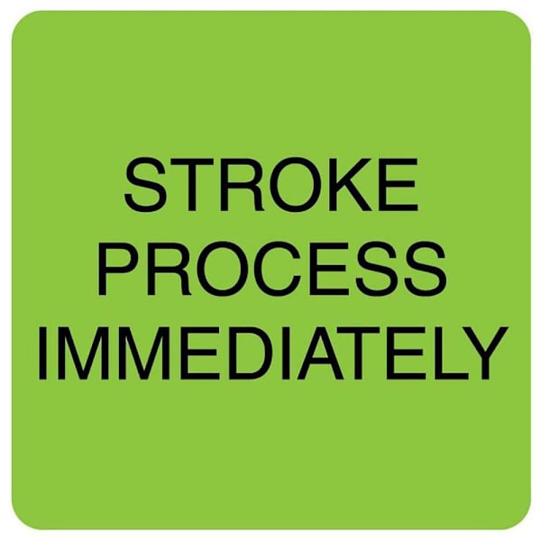 Rrd Stroke Process Immediately 2-1/2" X 2-1/2"