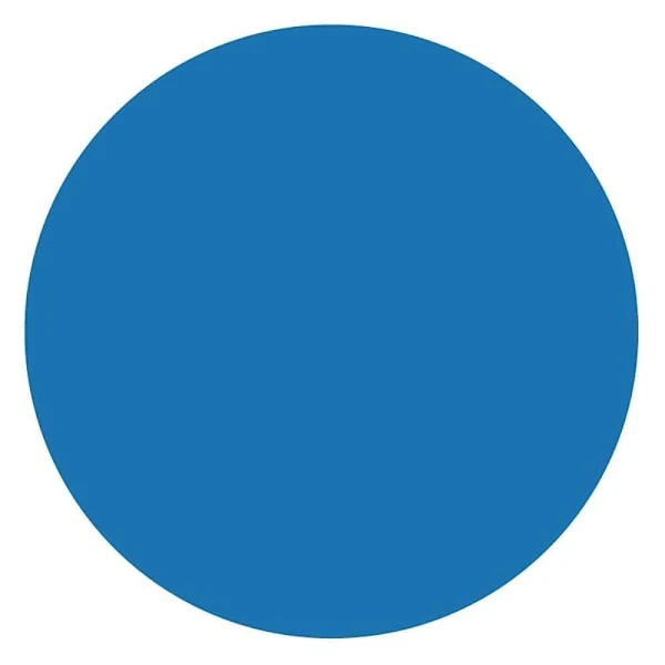 Rrd Vinyl Circles 1/2"Dk Blu