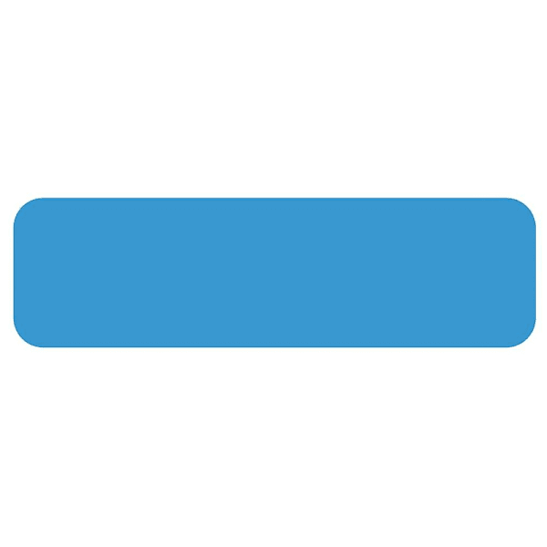 Rrd Vinyl Rectangle 7/8"X1/4" Blue