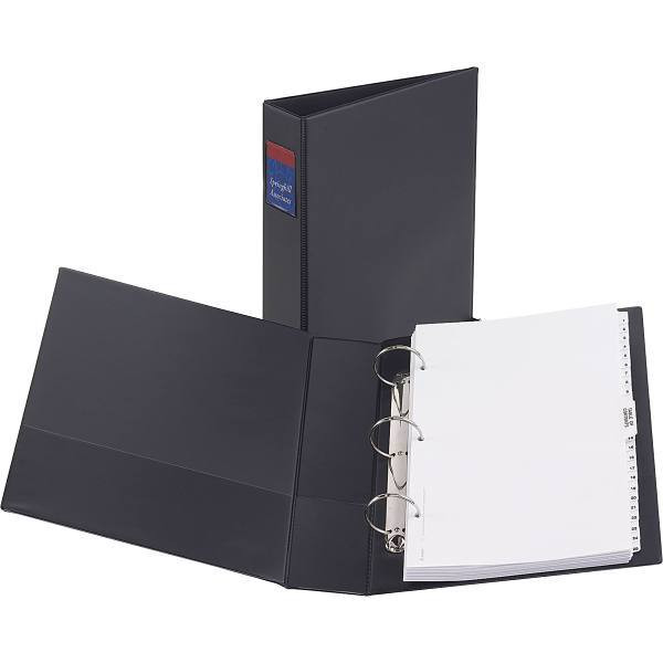 Avery 2" Legal Durable Binder 275 Sheet Capacity Round Ring Black
