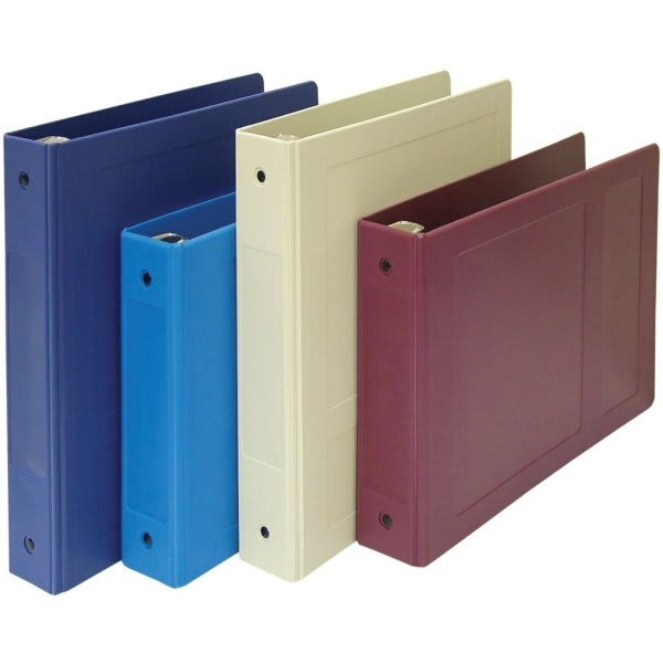 Omnimed Molded Binder 1-1/2" Side Open Blue