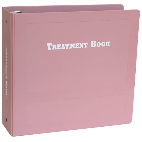 Omnimed Treatment Book Binder 2-1/2"W Mauve