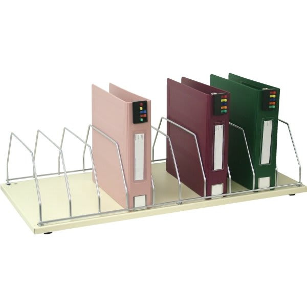Omnimed Table Top Storage Rack 10 Chart Capacity Beige