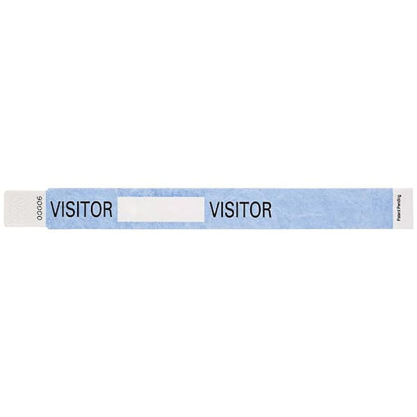Rrd Tyvek Visitor Wristband 10"X1" Blue Case Of 500