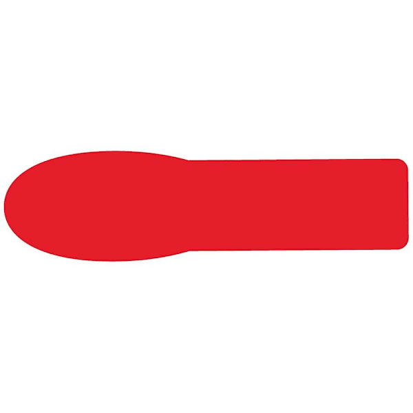 Rrd Extra Large Uniflag 2-1/4"X5/8" Red Package Of 90