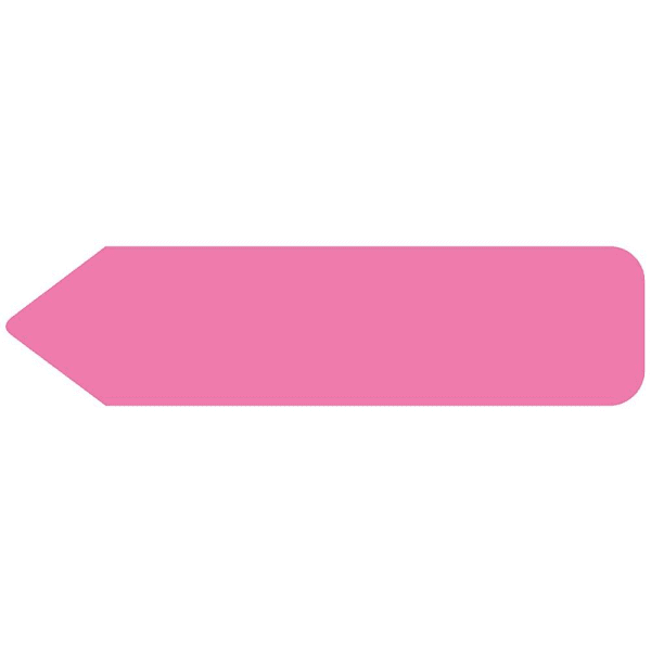 Rrd Uniarrow Flag 2-1/4"X9/16" Flourescent Pink Package Of 150