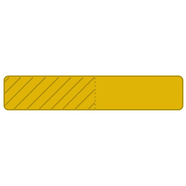 Rrd Uniflag 30 1" X 3/16" Gold Package Of 900